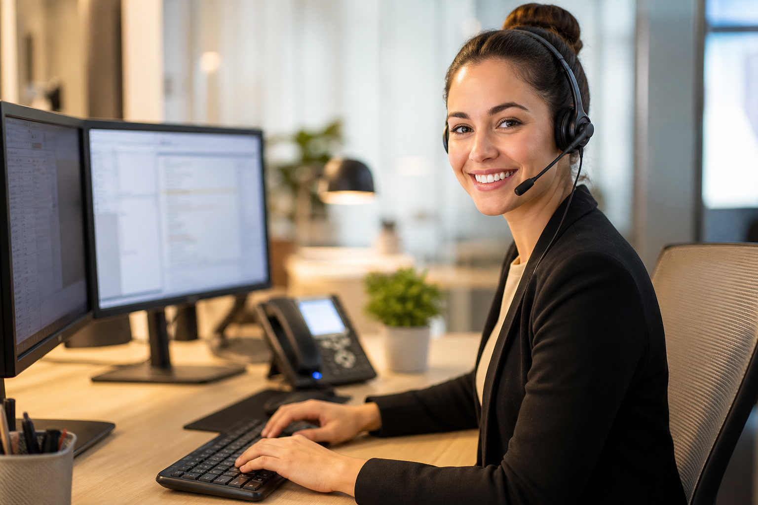 Customer support specialist ready to help shippers and carriers